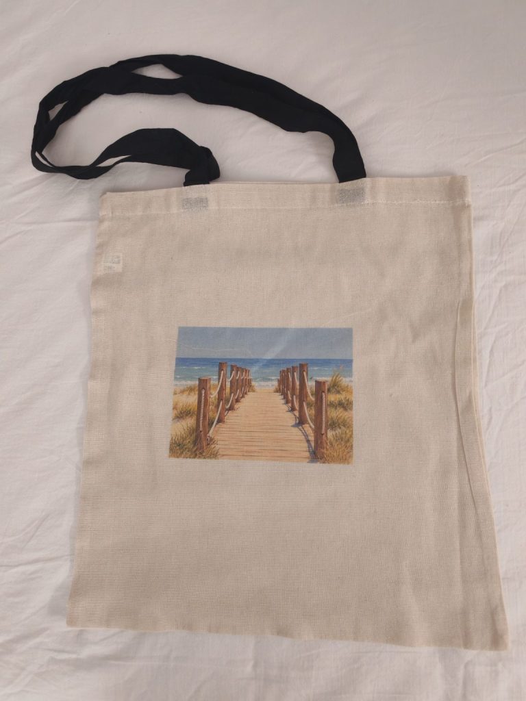 Bolsa de tela · Pasarela playa