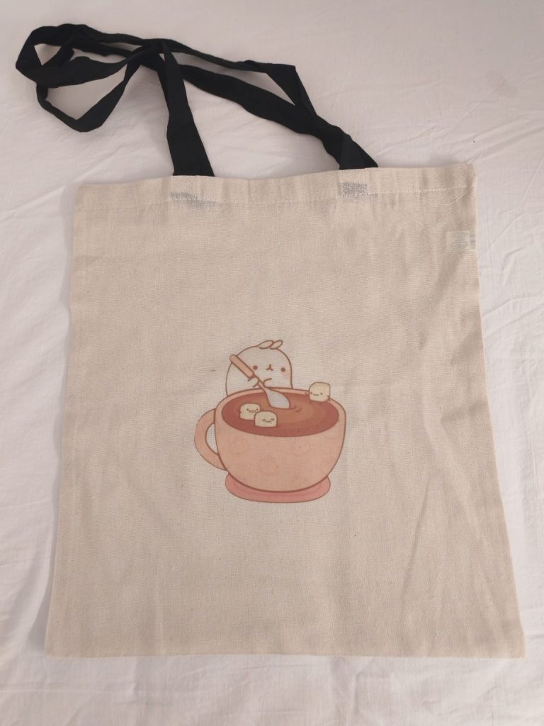 Bolsa de tela · Taza