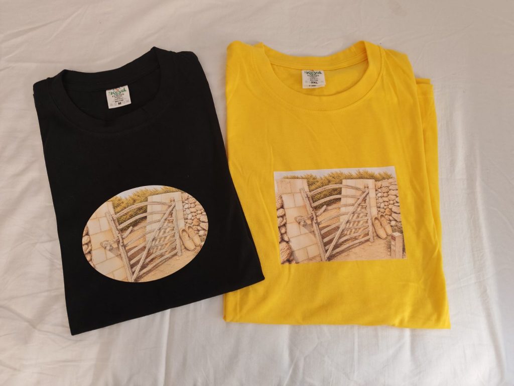Camiseta · Barrera y albarcas